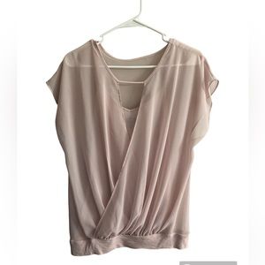 Express sheer top with tank top